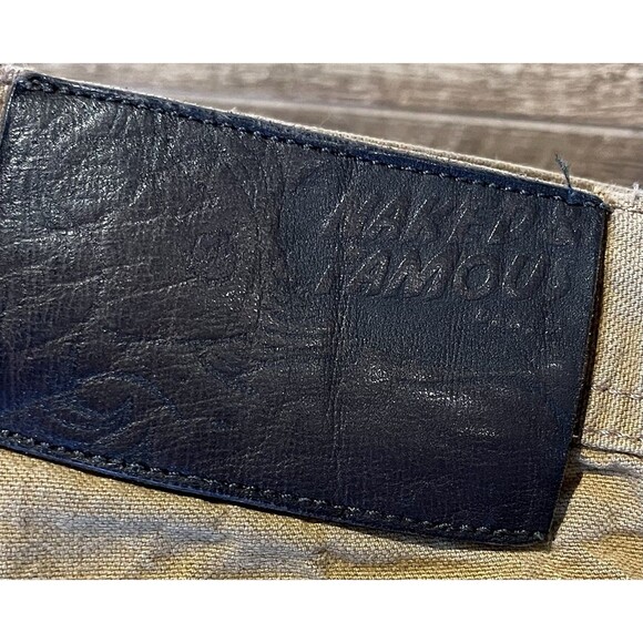 Naked & Famous Denim Weird Guy Pants Mens 29 (29x32) Brown Duck Canvas Selvedge - Picture 3 of 16